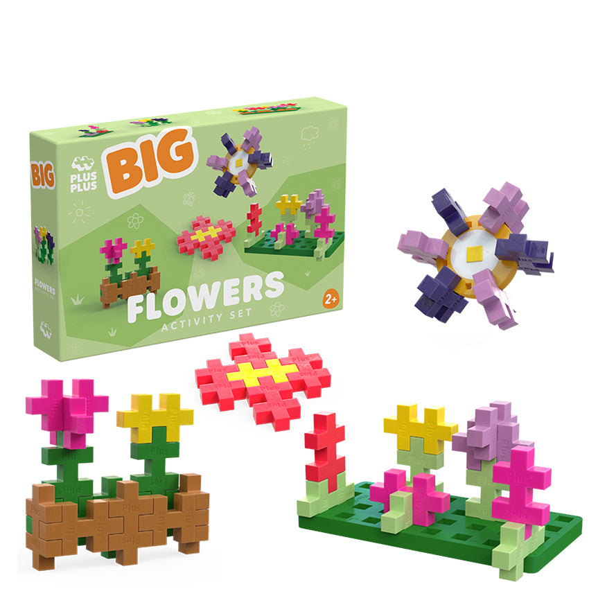 Plus-Plus BIG Activity Flowers product packaging