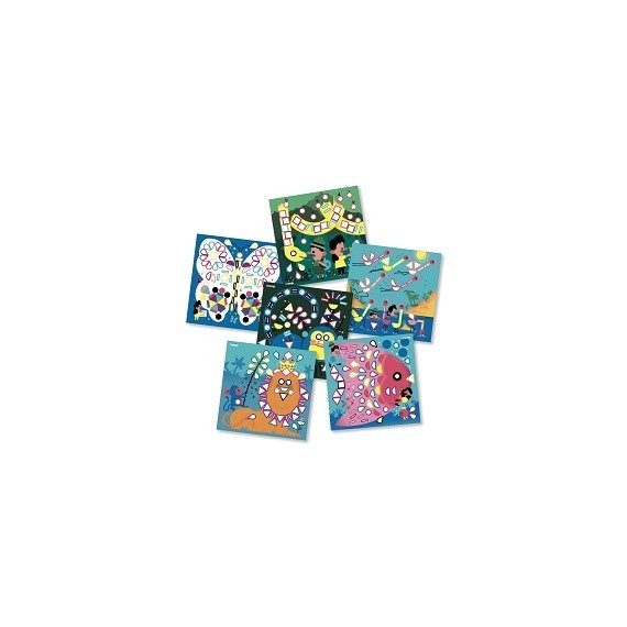 Poppik Creative Sticker Cards – Animals (360 Stickers)