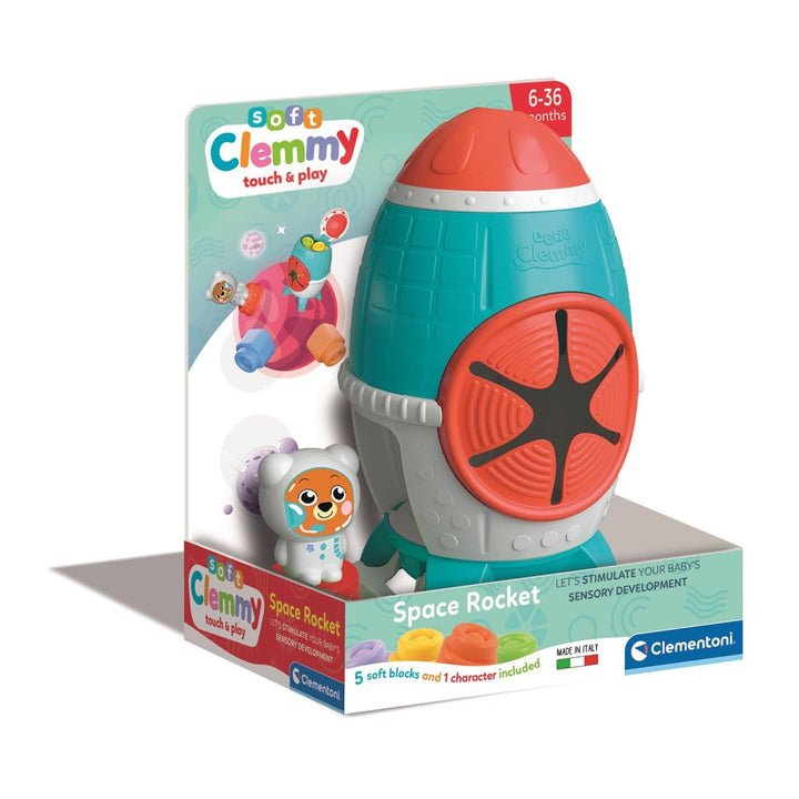 Clementoni Soft Clemmy Sensory Rocket – product view 1