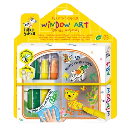 Haku Yoka - Window Art - Jungle Animal