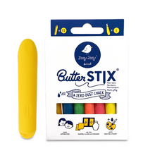 Jaq Jaq Bird ButterStix – 12 Assorted Colours & Holder – product view 1