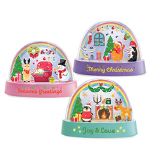 4M KidzLabs Glitter Snow Domes Christmas product image 2