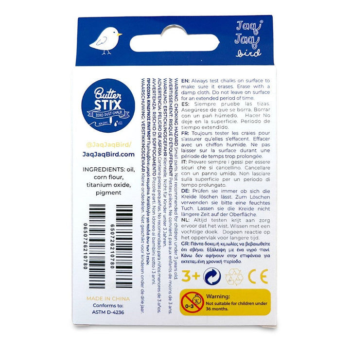 Jaq Jaq Bird ButterStix – 12 Assorted Colours & Holder – product view 3