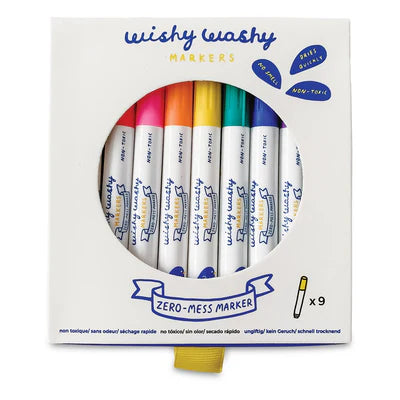 Jaq Jaq Bird - Wishy Washy Markers 9PK