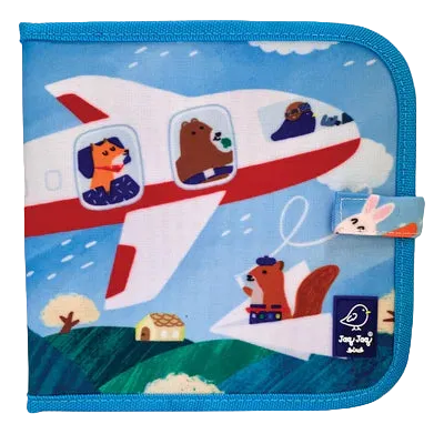 Jaq Jaq Bird - Doodle It & Go Erasable Book - Jaq Jaq Bird & Friends - Airplanes
