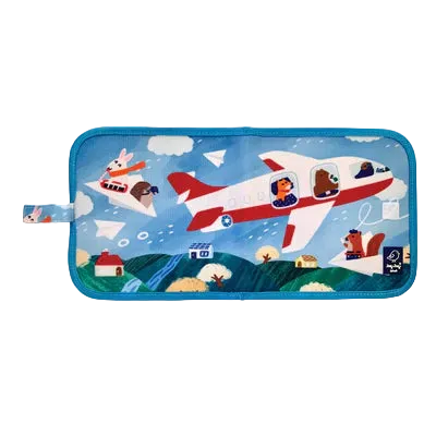 Jaq Jaq Bird - Doodle It & Go Erasable Book - Jaq Jaq Bird & Friends - Airplanes
