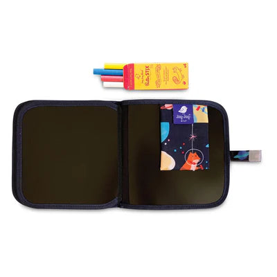 Jaq Jaq Bird - Doodle It & Go Erasable Book - Jaq Jaq Bird & Friends - Spaceships