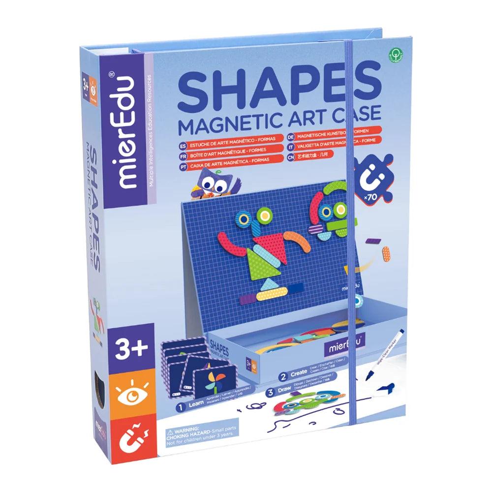 mierEdu Magnetic Art Case – Shapes