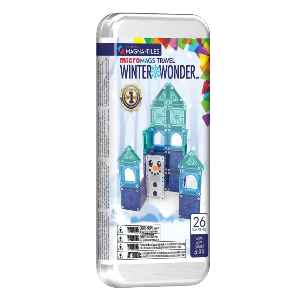 MAGNA-TILES - microMAGS - Travel Set - 26 Piece Set