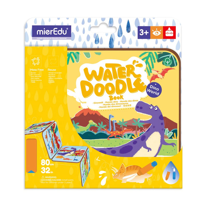 mierEdu Water Doodle Book – Dino World – product view 1