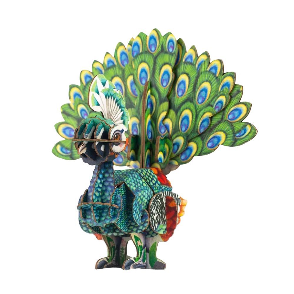 mierEdu - Build N Sound 3D Puzzle - Peacock
