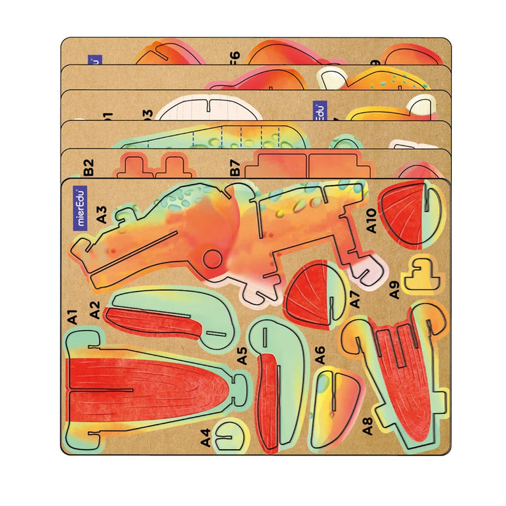 mierEdu - Build N Sound 3D Puzzle - Tyrannosaurus Rex