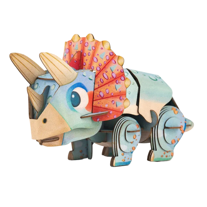 mierEdu - Build N Sound 3D Puzzle - Triceratops