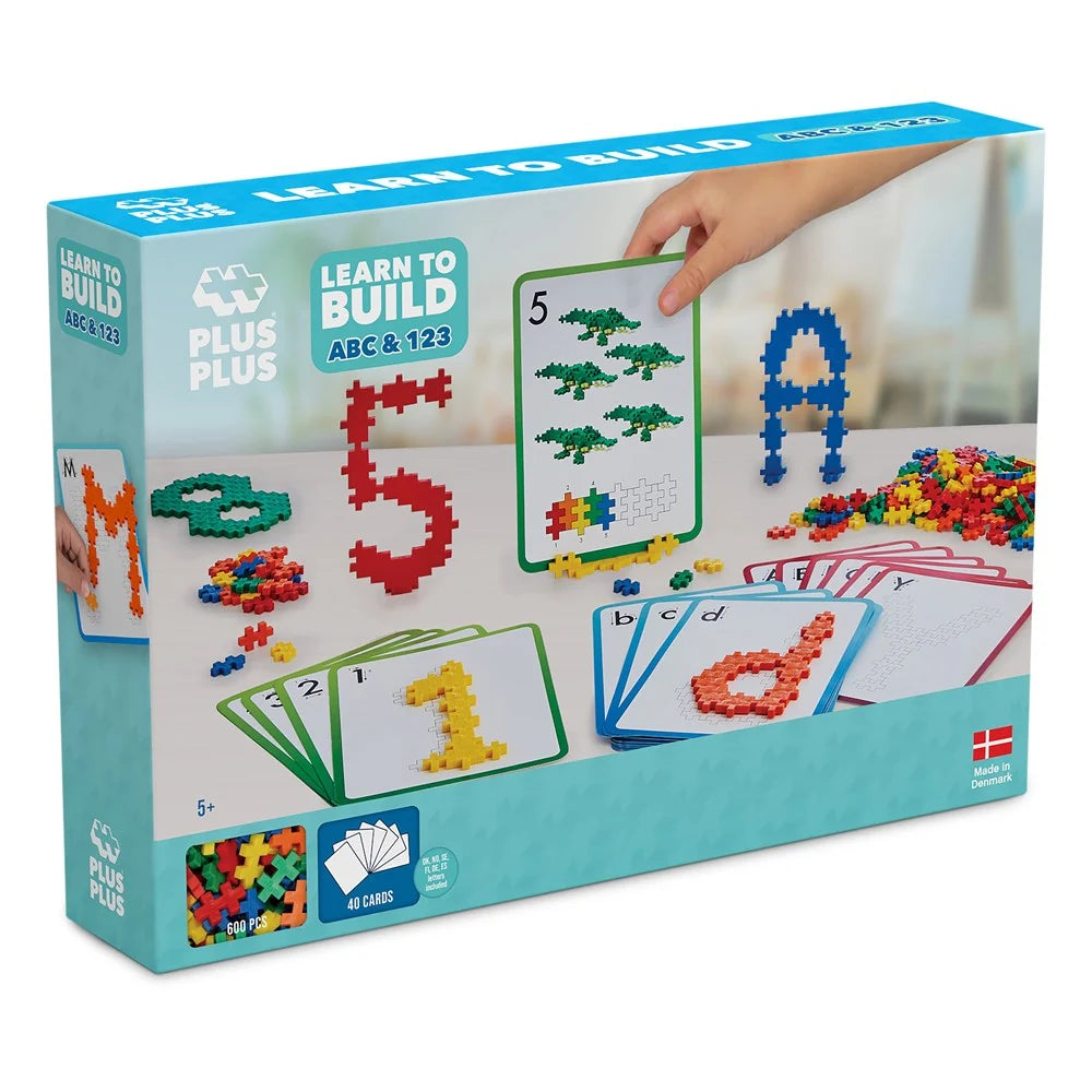Plus-Plus Learn to Build ABC & 123