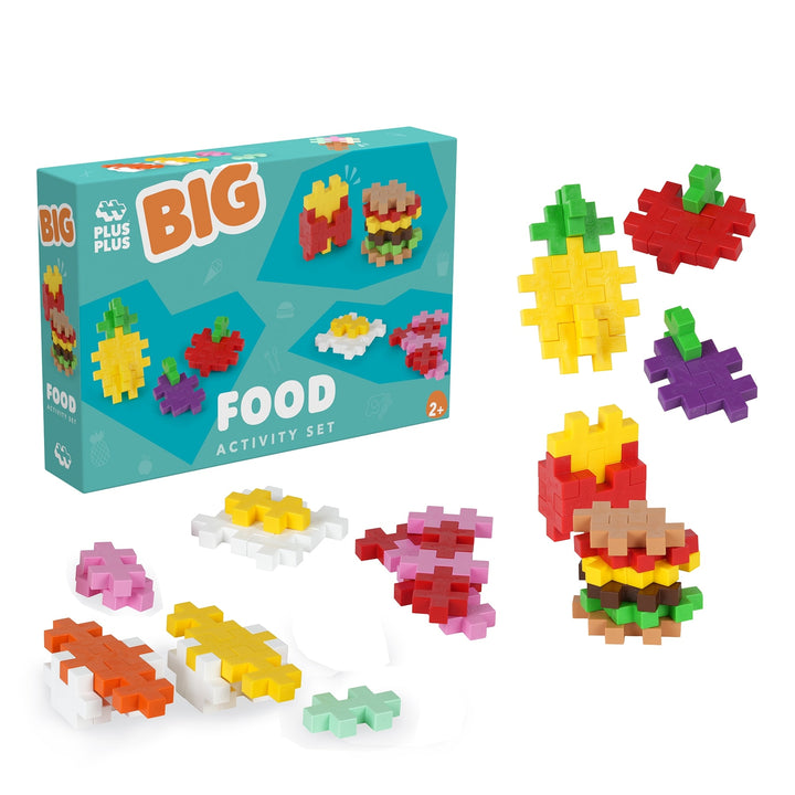 Plus-Plus BIG Activity Food 50pcs product packaging