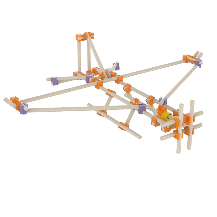 Model created with the Beaver 65-piece building kit