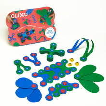 Clixo Crew Pack Blue Green 30-piece magnetic building set